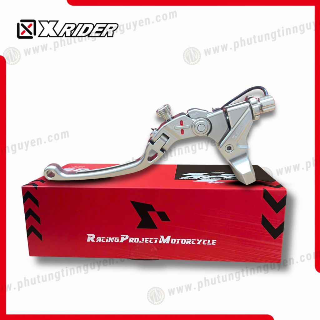 Tay côn RPM XRIDER mọi dòng xe màu Titanium