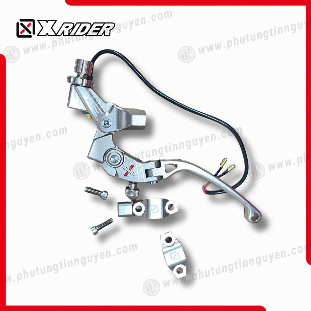 Tay côn RPM XRIDER mọi dòng xe màu Titanium