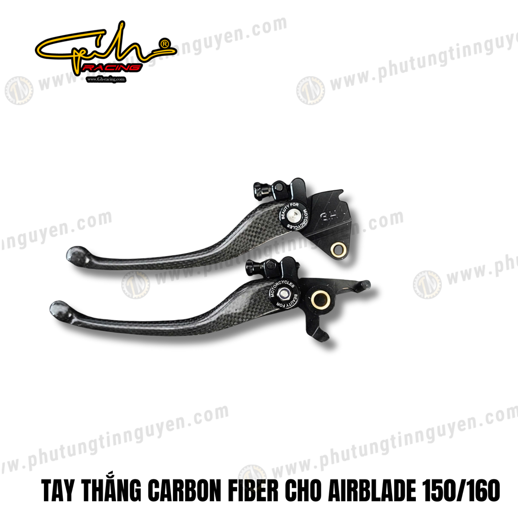 TAY THẮNG CARBON FIBER CHO AIRBLADE, AB 150/160 GH-RACING