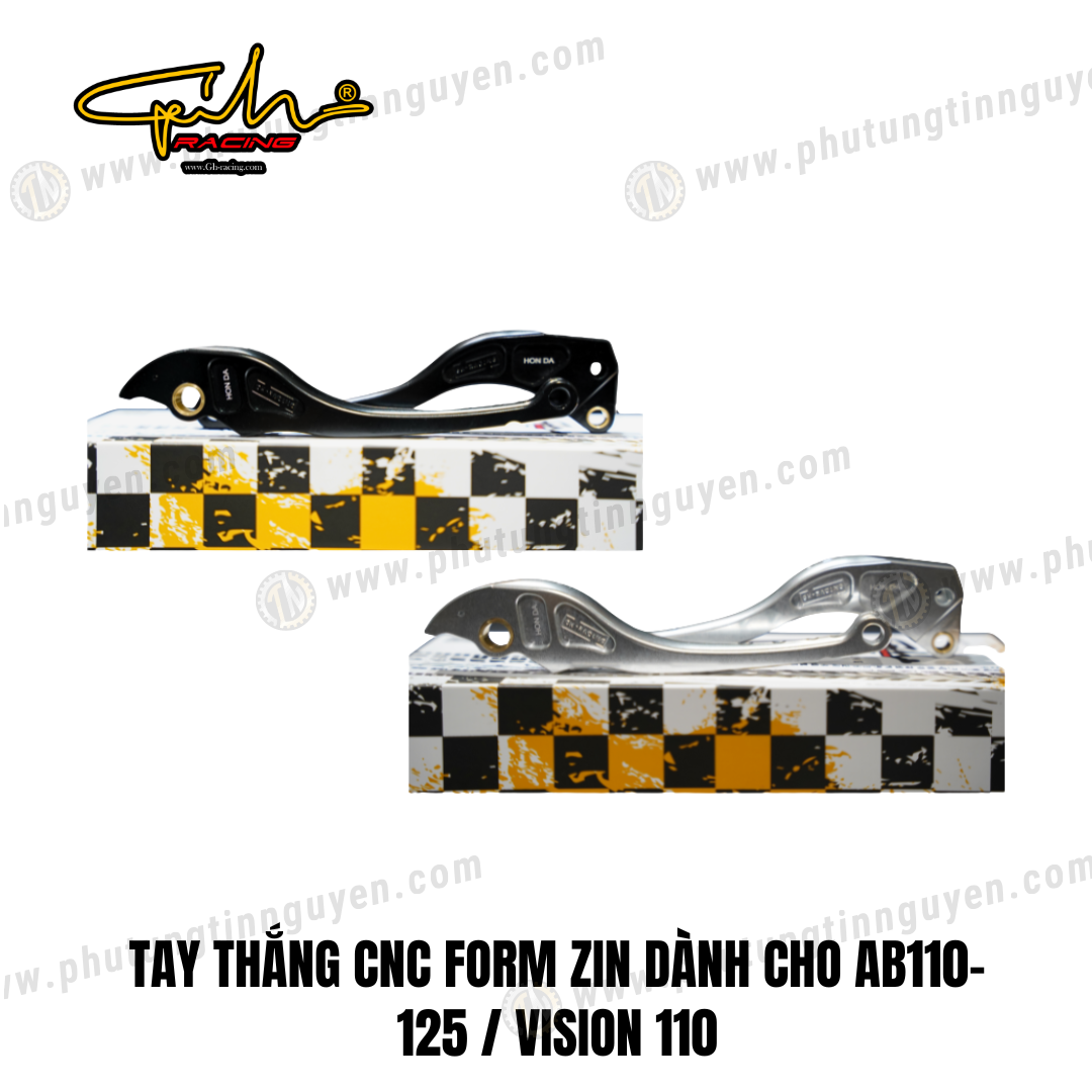  TAY THẮNG CNC FORM ZIN DÀNH CHO AB110-125 / VISION 110 GH-RACING 