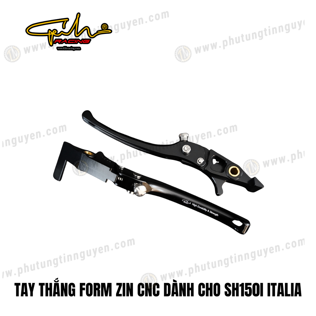 TAY THẮNG FORM ZIN CNC DÀNH CHO SH150I ITALIA GH-RACING