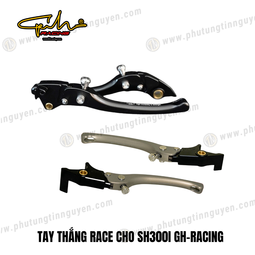 TAY THẮNG RACE CHO SH300I GH-RACING