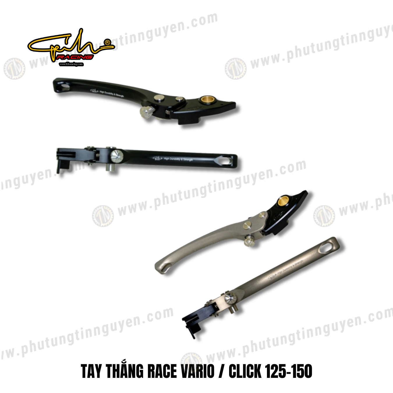  TAY THẮNG RACE VARIO, CLICK 125-150 GH-RACING 