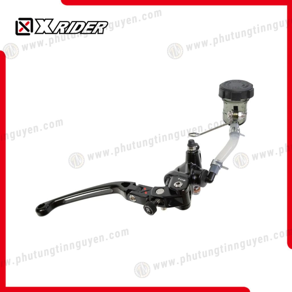 Tay thắng 14 - 17mm RPM XRIDER bình dầu rời mọi dòng xe màu đen