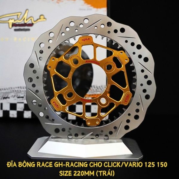 ĐĨA THẮNG RACE GH-RACING FLOWER DÀNH CHO VARIO SIZE 220MM ( BÊN TRÁI )