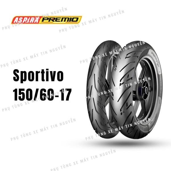  Vỏ xe Aspira Premio Sportivo  150/60-17 TL R nhập từ Indonesia 