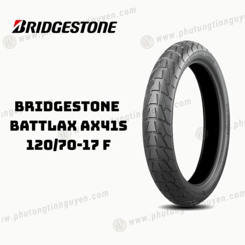  Vỏ xe BRIDGESTONE Battlax AX41S 120/70 -17 F Japan 