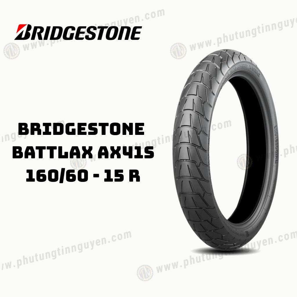 Vỏ xe BRIDGESTONE Battlax AX41S 160/60 -15 R Japan