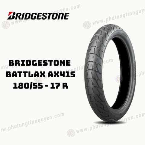 Vỏ xe BRIDGESTONE Battlax AX41S 180/55 -17 R Japan 
