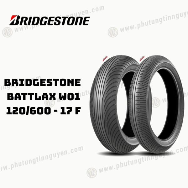  Vỏ xe BRIDGESTONE  BATTLAX W01 120/600 - 17 F Japan 