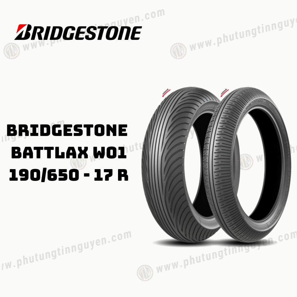 Vỏ xe BRIDGESTONE  BATTLAX W01 190/650 - 17 R Japan