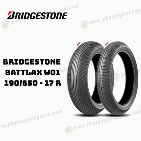  Vỏ xe BRIDGESTONE  BATTLAX W01 190/650 - 17 R Japan 