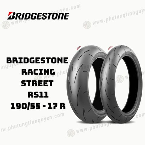  Vỏ xe BRIDGESTONE  RACING STREET RS11 190/55 - 17 R Japan 