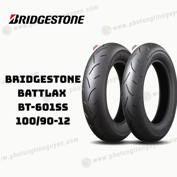  Vỏ xe BRIDGESTONE BATTLAX BT-601SS 100/90 -12 F Thai Lan 