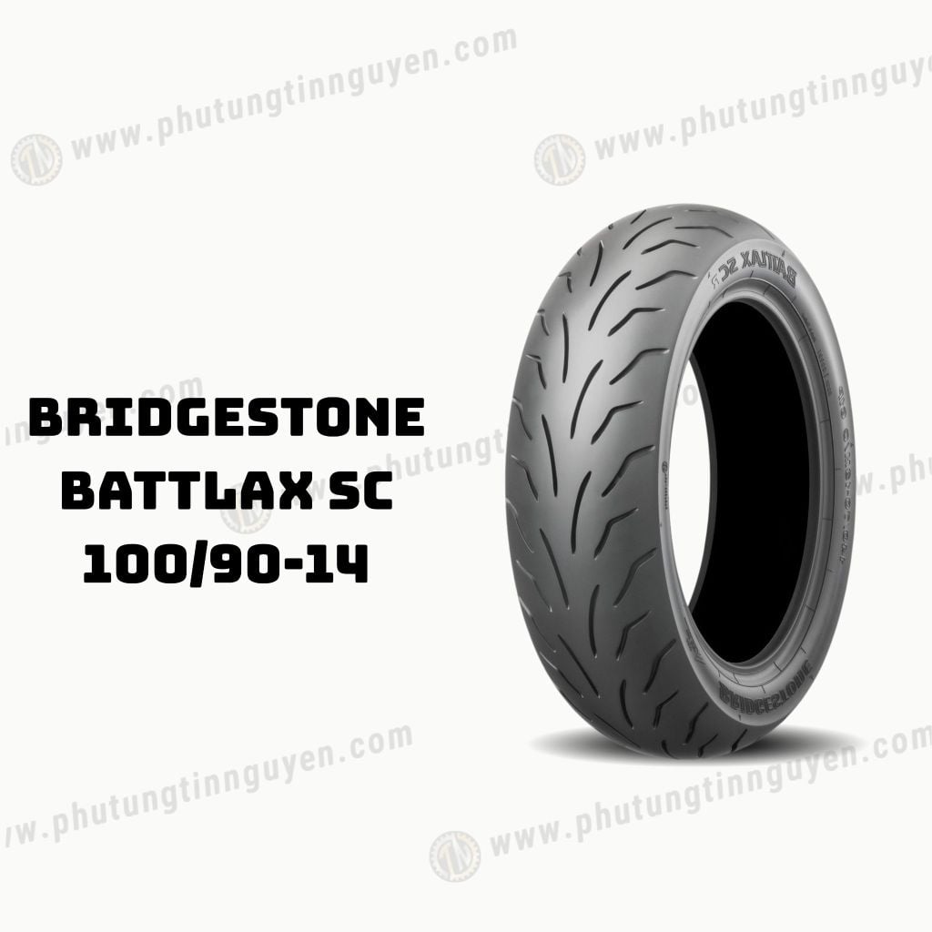 Vỏ xe BRIDGESTONE Battlax SC 100/90 -14 R Thai Lan