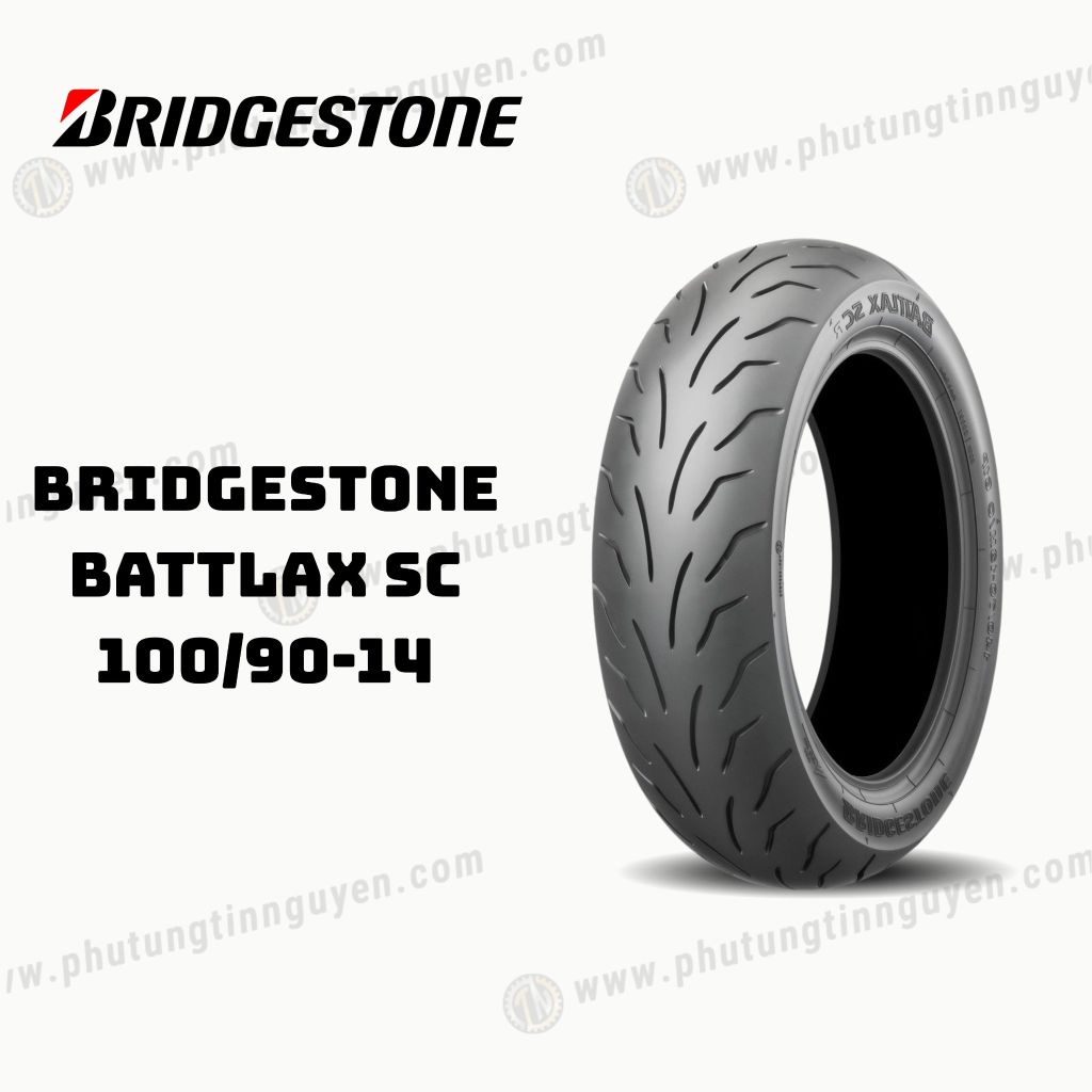 Vỏ xe BRIDGESTONE Battlax SC 100/90 -14 R Thai Lan