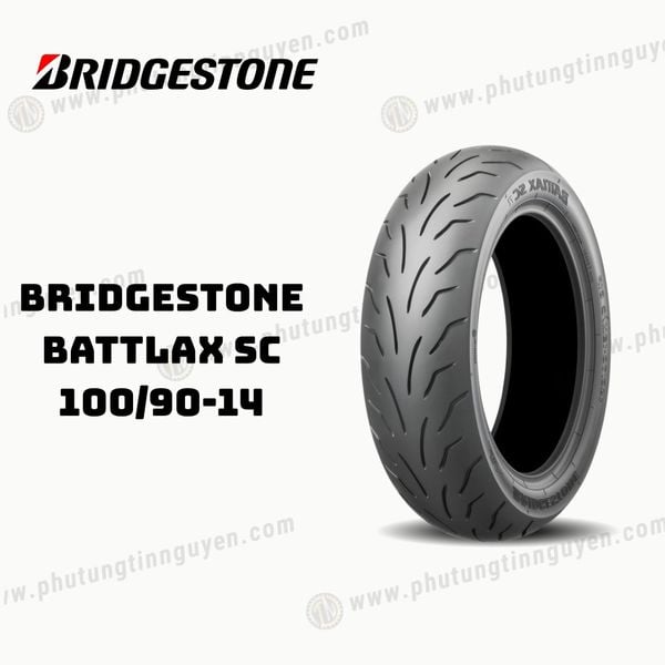  Vỏ xe BRIDGESTONE Battlax SC 100/90 -14 R Thai Lan 
