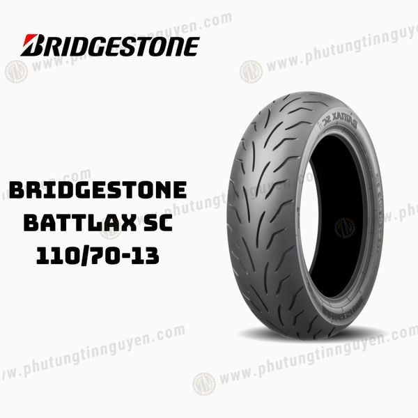  Vỏ xe BRIDGESTONE Battlax SC 110/70 -13 F Thai Lan 