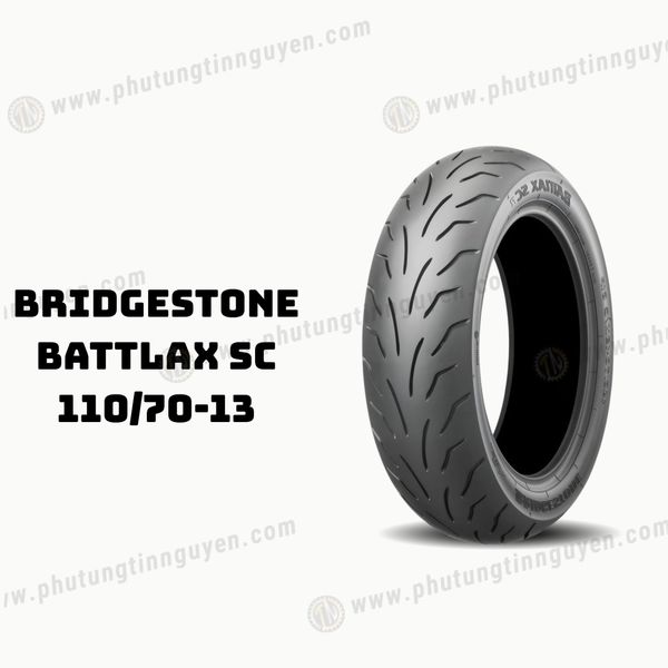  Vỏ xe BRIDGESTONE Battlax SC 110/70 -13 F Thai Lan 