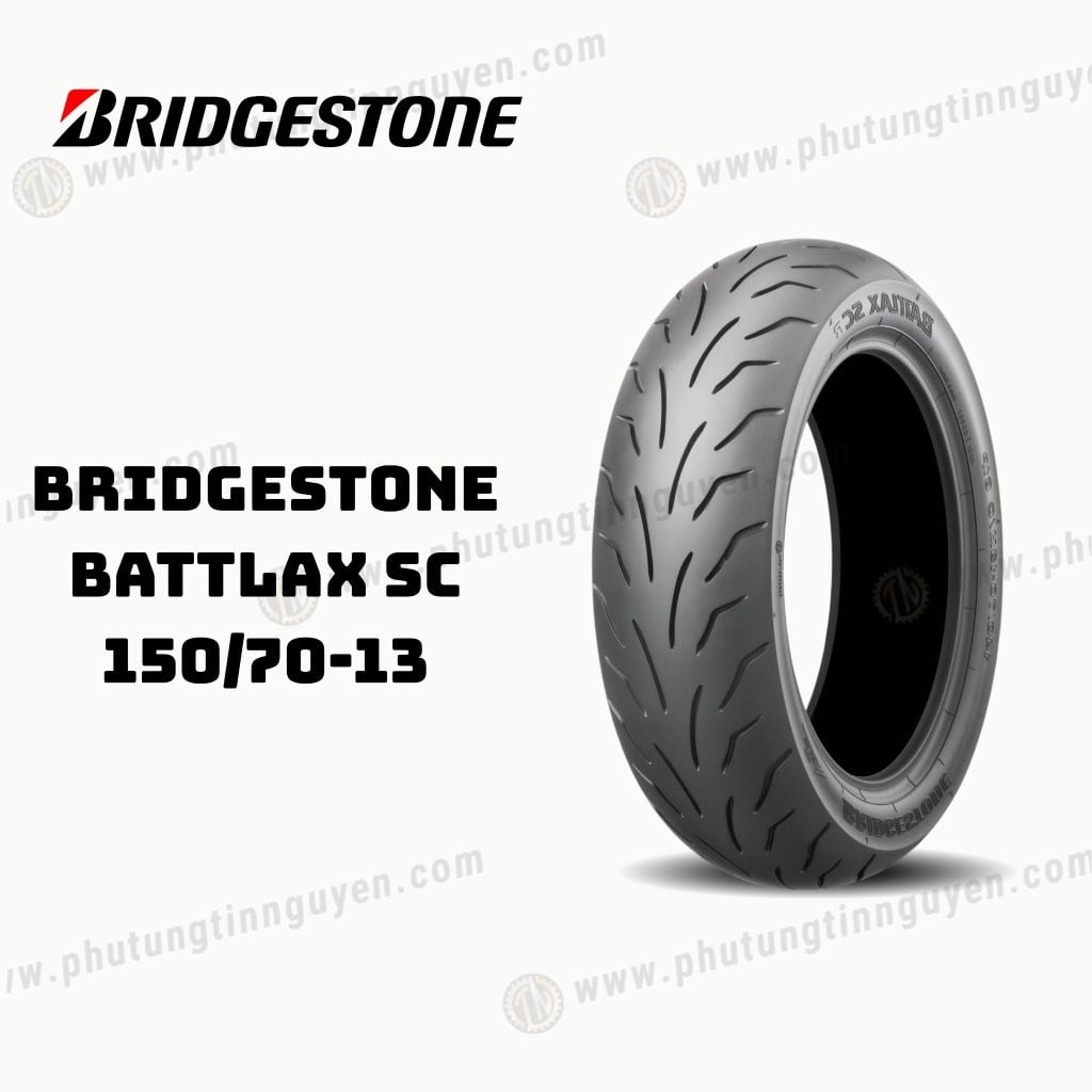 Vỏ xe BRIDGESTONE Battlax SC 150/70 -13 R Thai Lan