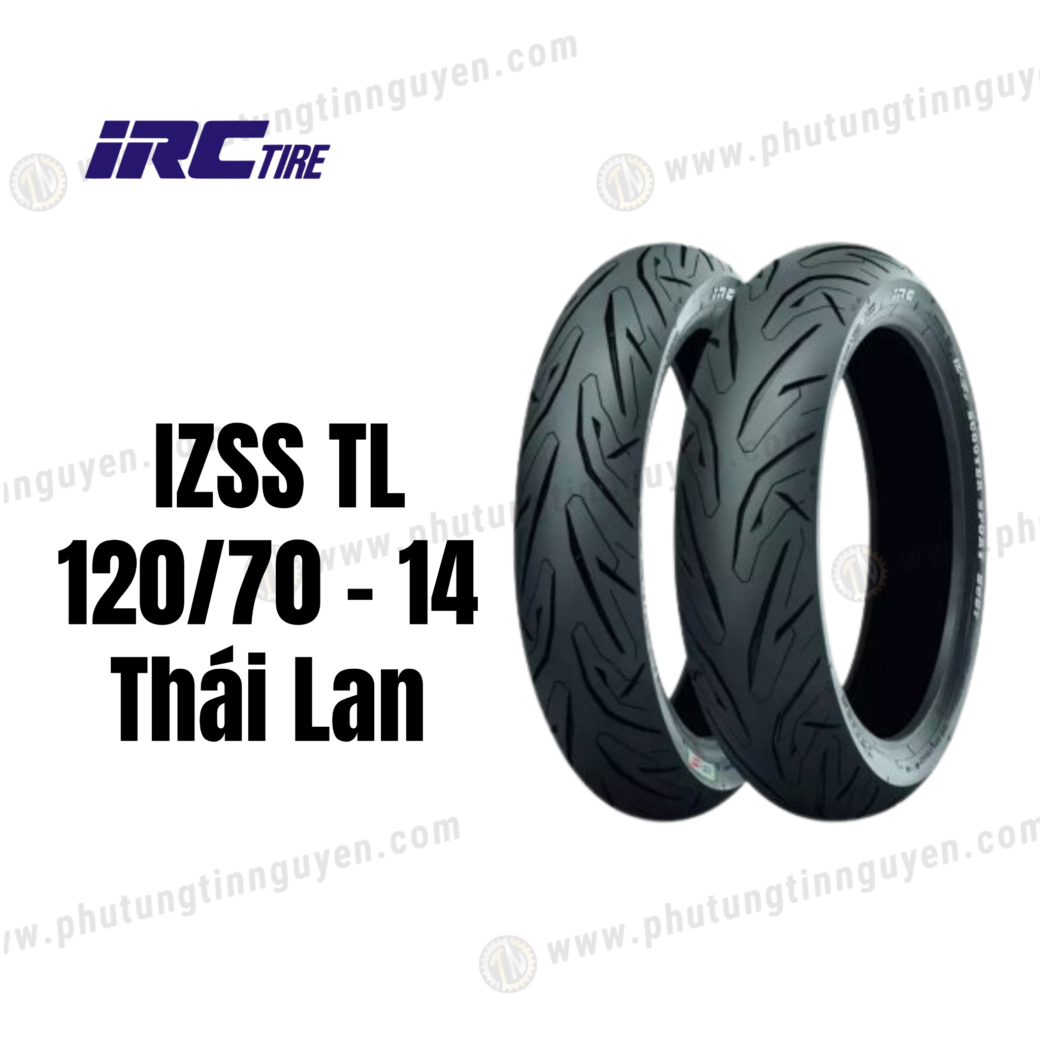  Vỏ xe INOUE (IRC) IZSS TL 120/70 14 Thái Lan 