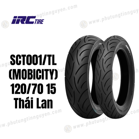  Vỏ xe INOUE (IRC) SCT001/TL (MOBICITY) 120/70 15 Thái Lan 