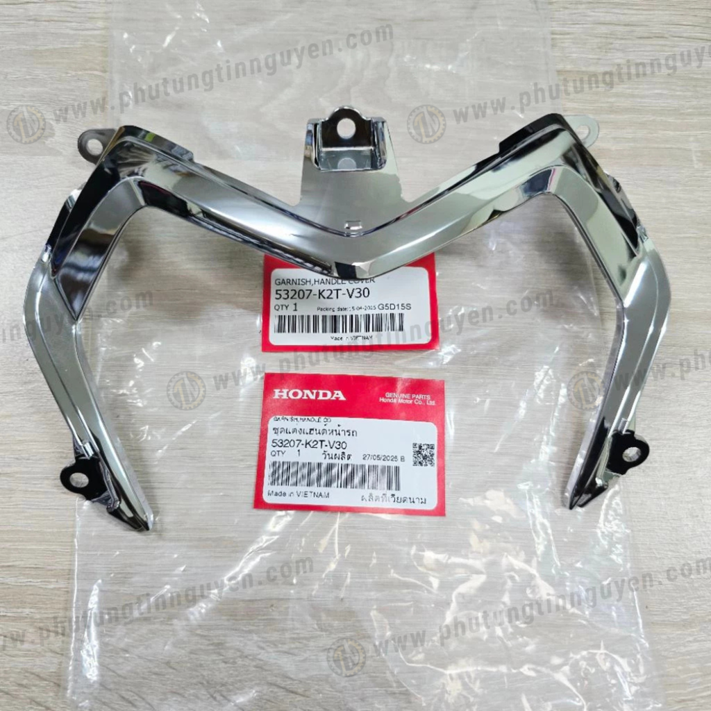Viền xi ốp đầu chóa đèn pha trước lead 125 2025