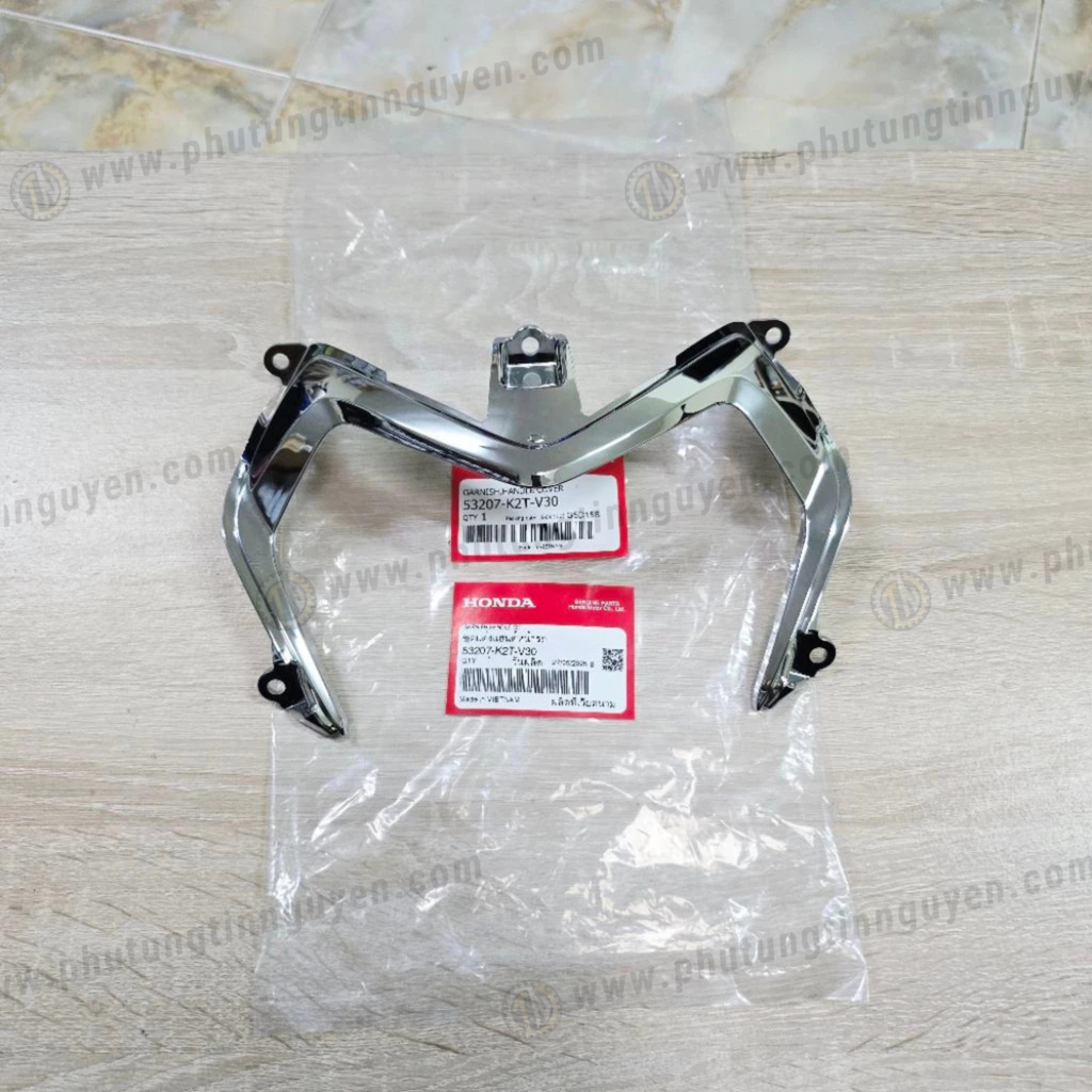 Viền xi ốp đầu chóa đèn pha trước lead 125 2025