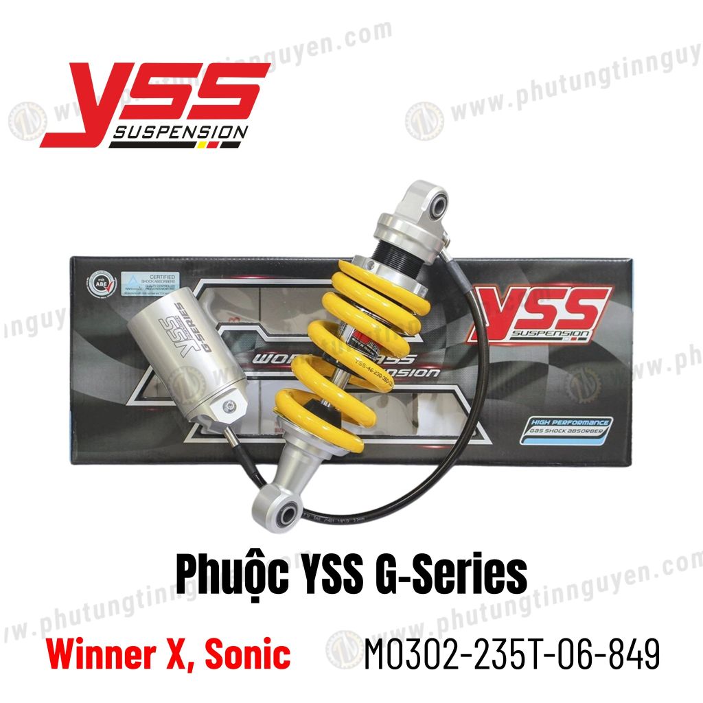 Phuộc YSS GSeries Winner X/150, Sonic 150 M0302235T06849