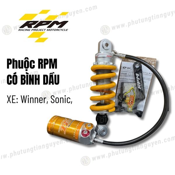  Phuộc RPM bình dầu xe  Winner, Sonic chính hãng có bảo hành 