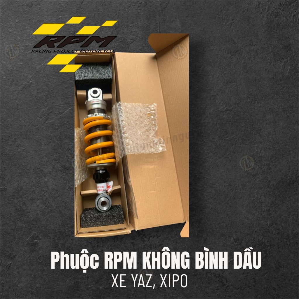 Phuộc RPM cho YAZ không bình dầu màu vàng hàng chính hãng có bảo hành