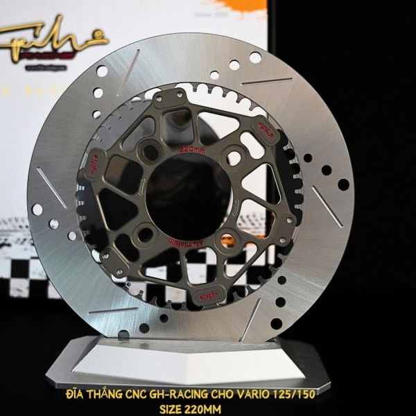 ĐĨA THẮNG RACE CNC GH-RACING VARIO SIZE 220MM ( TRÁI )