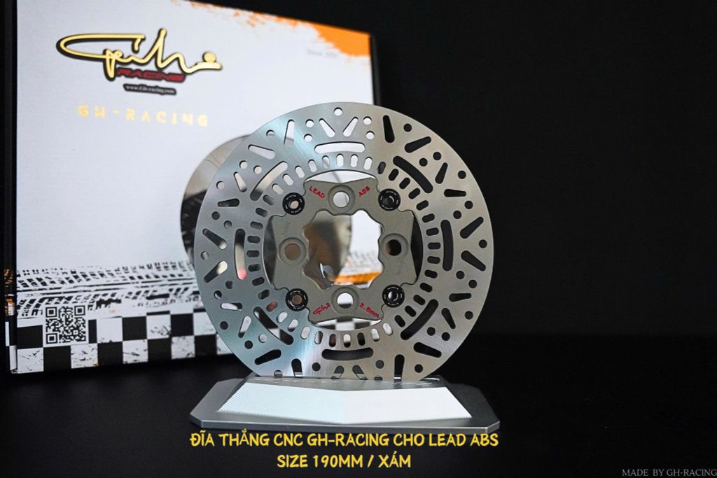 Đĩa thắng dành cho Lead ABS 190mm GH-RACING