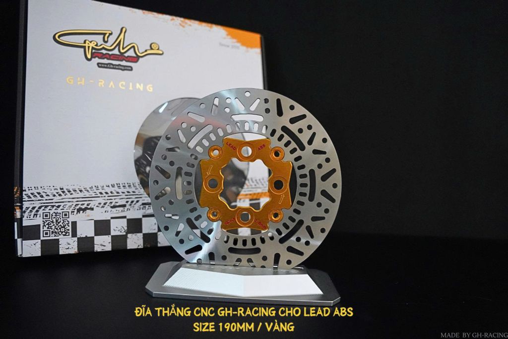 Đĩa thắng dành cho Lead ABS 190mm GH-RACING