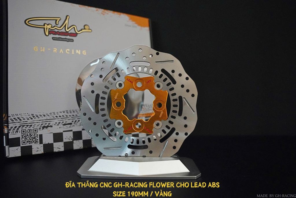 ĐĨA THẮNG BÔNG CNC GH-RACING CHO LEAD ABS SIZE 190MM