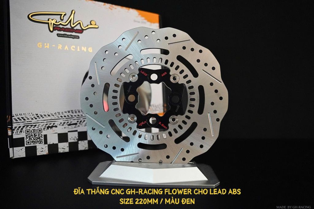 ĐĨA THẮNG BÔNG CNC GH-RACING CHO LEAD ABS SIZE 220MM