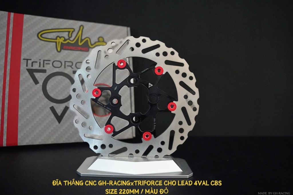 ĐĨA THẮNG CNC GH-RACING X TRIFORCE DÀNH CHO LEAD SIZE 220MM