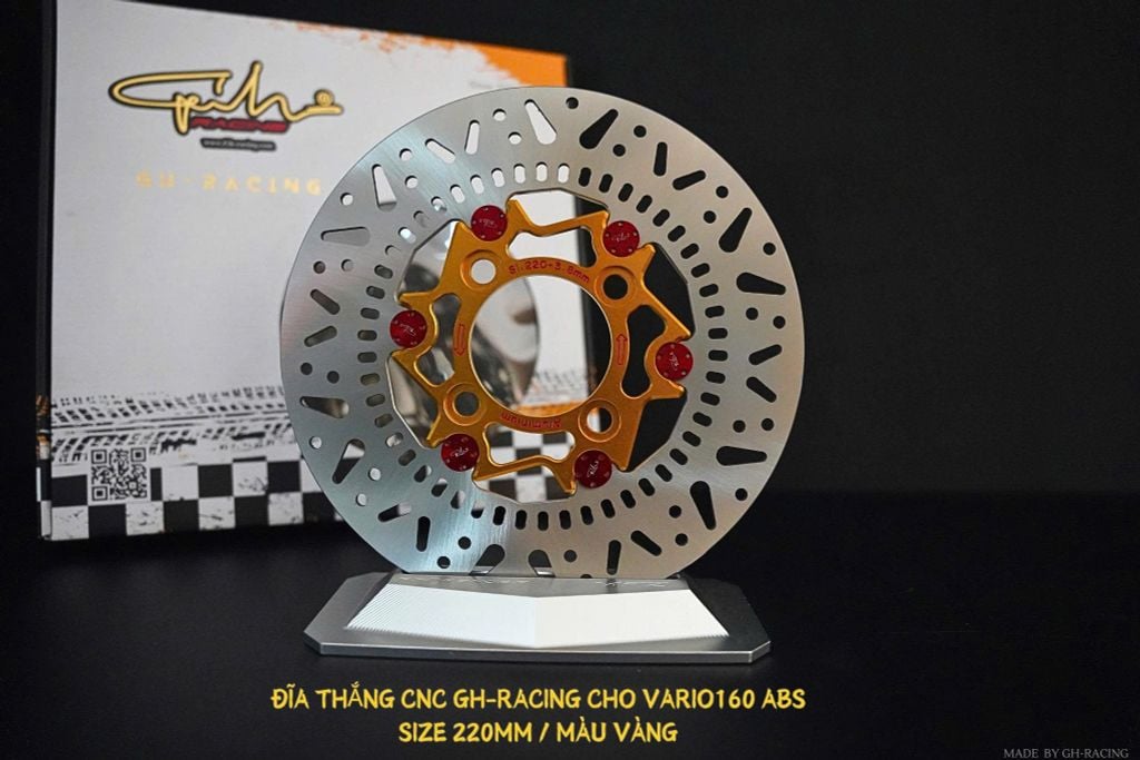 Đĩa thắng Vario 160i ABS 220mm GH-RACING