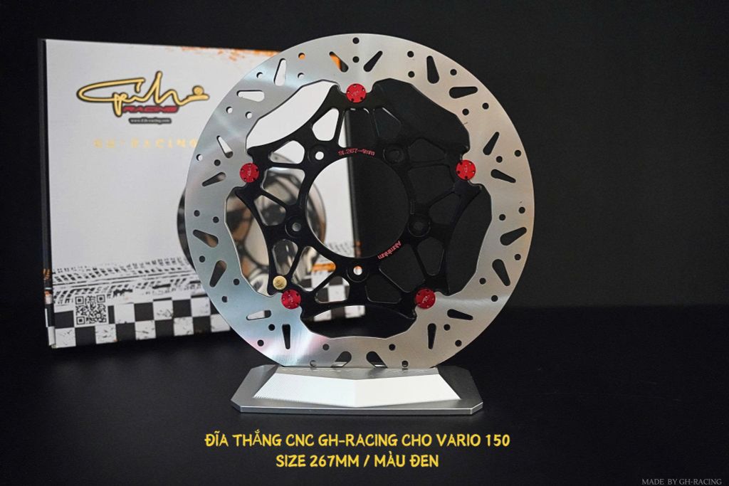 ĐĨA THẮNG GH-RACING SIZE 267MM VARIO / CLICK 150 2018 5 LỖ