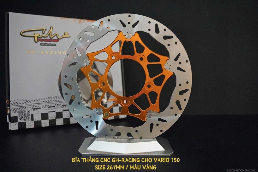 ĐĨA THẮNG GH-RACING SIZE 267MM VARIO / CLICK 150 2018 5 LỖ