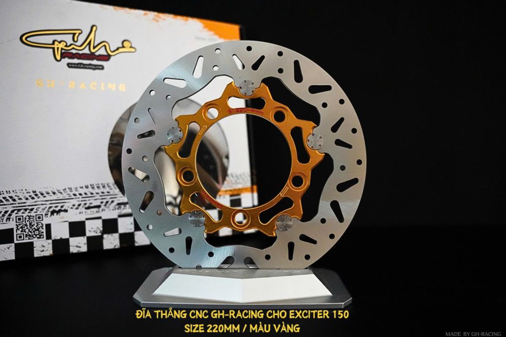 ĐĨA SAU GH-RACING DÀNH CHO EXCITER 150 / 155 SIZE 220MM