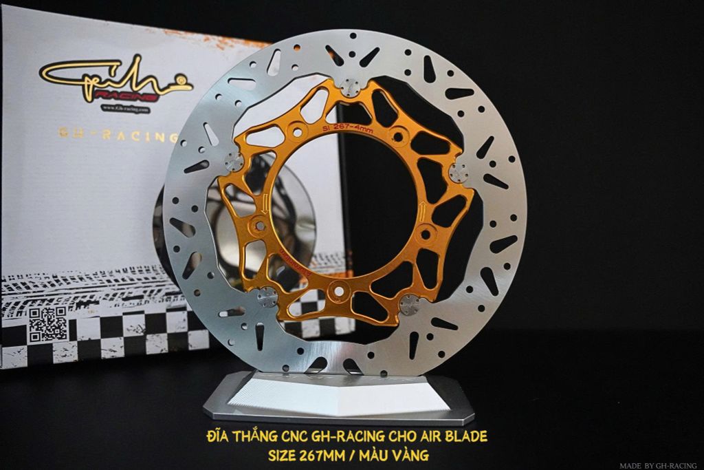 ĐĨA THẮNG GH-RACING SIZE 267MM AIRBLADE 150-160 5 LỖ