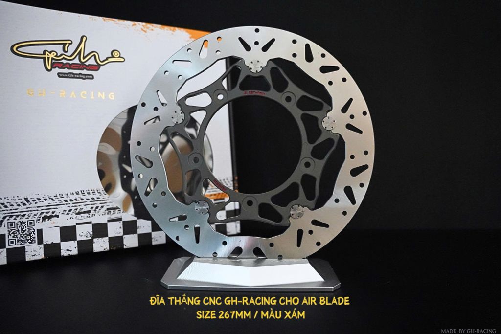 ĐĨA THẮNG GH-RACING SIZE 267MM AIRBLADE 150-160 5 LỖ