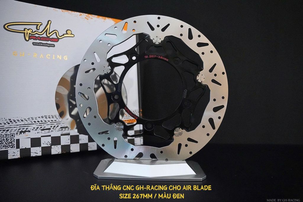 ĐĨA THẮNG GH-RACING SIZE 267MM AIRBLADE 150-160 5 LỖ