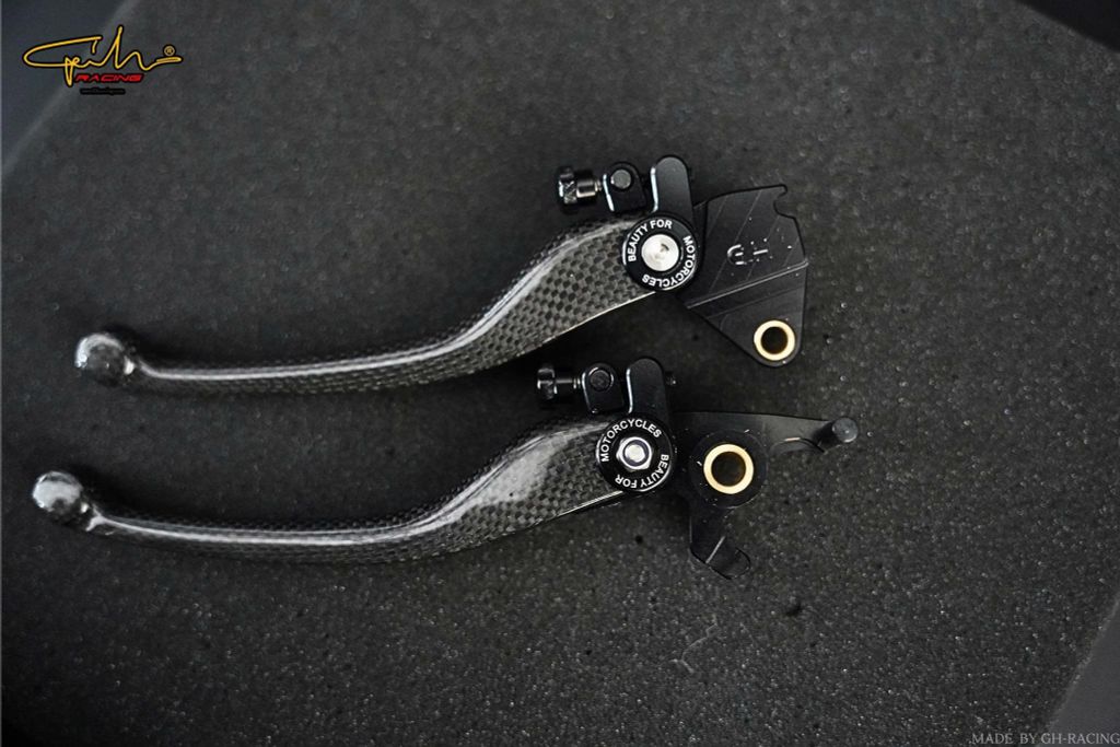 TAY THẮNG CARBON FIBER CHO HONDA LEAD ABS GH-RACING