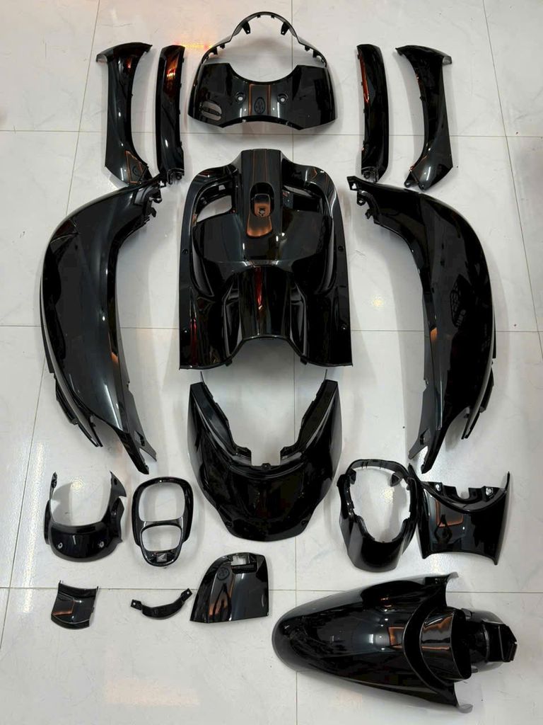 Dàn áo xe Scoopy màu đen bóng đời 2019 chính hãng Honda