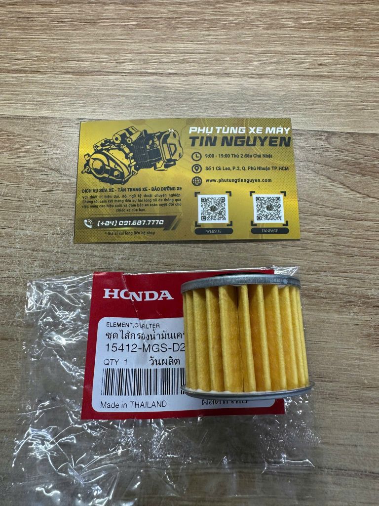 Lọc nhớt zin super cub 125 Honda chính hãng thailan (15412 -MGS-D21)