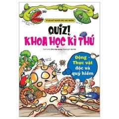 Combo 5 Cuốn Quiz! Khoa Học Kì Thú - Về Động Vật ( Động Vật + Côn Trùng + Động Thực Vật Độc Và Quý Hiếm + Khủng Long + Bò Sát-Lưỡng Cư )