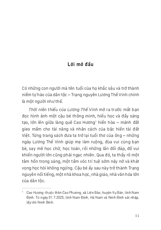 Thời Niên Thiếu Của Danh Nhân Nước Việt - Thời Niên Thiếu Của Lương Thế Vinh - Vũ Thị Thanh