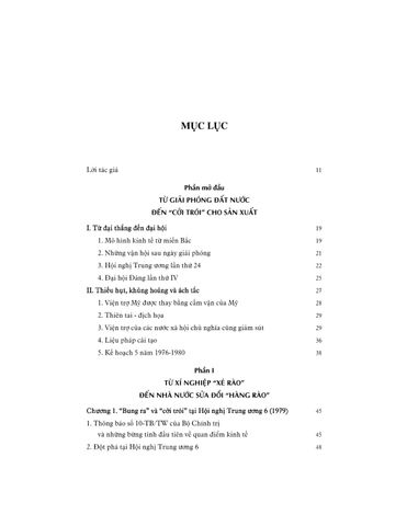  “Phá Rào” Trong Kinh Tế Vào Đêm Trước Đổi Mới - Đặng Phong 